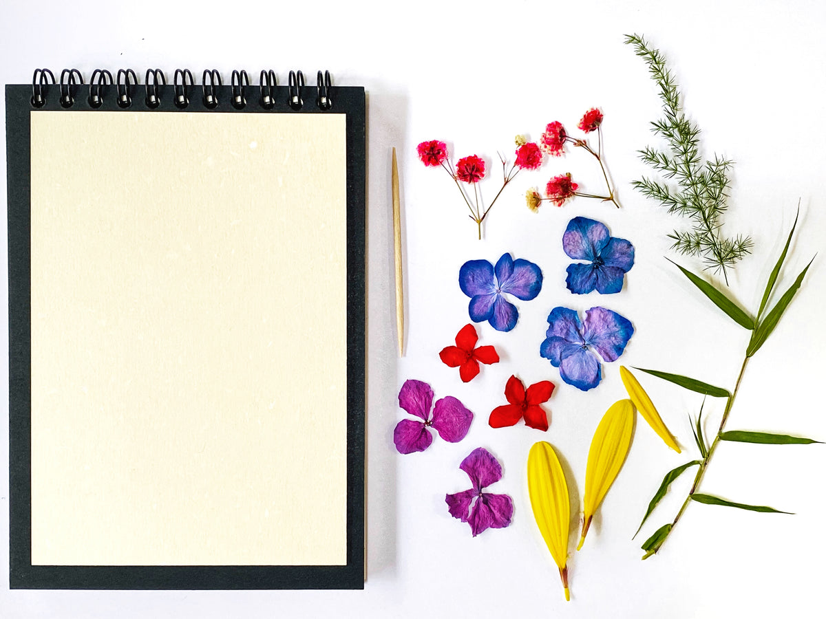 DIY Pressed Flower A6 Notebook Kit